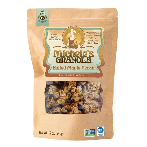 Vista 9 de Michele's Granola Granola de mantequilla de almendras, bolsa de 12 onzas