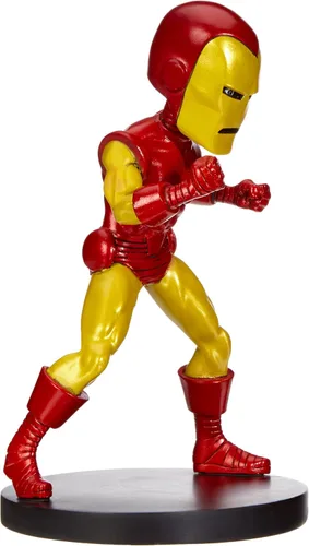 Vista 4 de NECA Marvel Classic Head Knocker Iron Man Toy 8 pulgadas