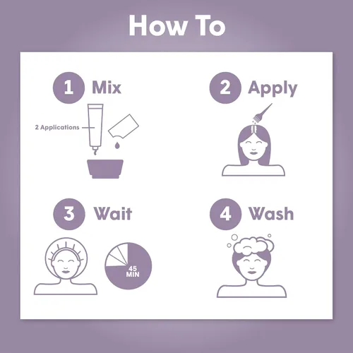 Vista 5 de dpHUE Kit de retoque de raíces, marrón medio - Tinte permanente para el cabello para cobertura de canas - Incluye dos aplicaciones - Sin parabenos