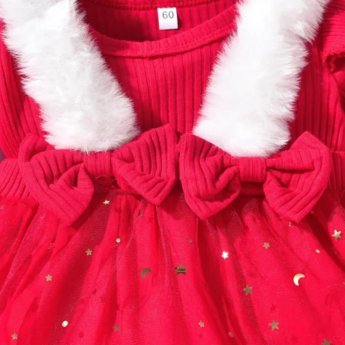 Vista 37 de Unutiylo Ropa de bebé recién nacida prematura con tirantes, traje de otoño e invierno, traje de manga larga con volantes