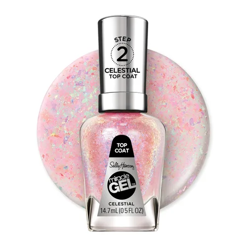 Vista 13 de Sally Hansen Miracle Gel™, capa superior brillante, de larga duración, fórmula tipo gel, sin necesidad de lámpara UV, esmalte de uñas transparente