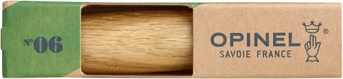 Vista 9 de OPINEL No.06-No.09 Premium Woods, cuchillo de bolsillo plegable de acero inoxidable, fabricado en Francia (No.06/Oak)