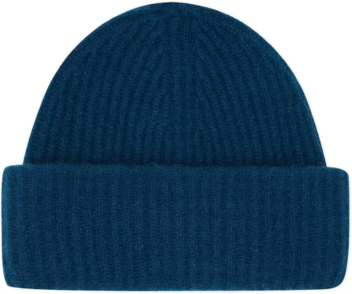 Vista 2 de Gorro de punto grueso para mujer, 100% cachemira, suave y elástico, cálido para invierno