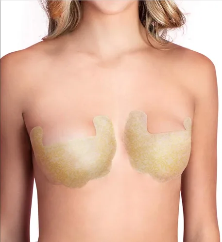 Vista 3 de ToBeInStyle - Sujetadores de presión para mujer (6 pares, autoadhesivos, sin espalda)
