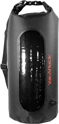 Vista 9 de YakAttack Bolsa de secado enrollable de 5L con válvula de aire, carbono negro, bolsa seca marina impermeable para kayak, canotaje y paddleboarding