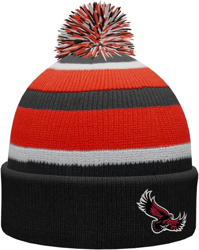 Vista 2 de NCAA Prime - Gorro de punto de invierno con pompón plegable