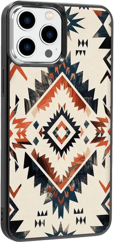 Vista 168 de Funda de teléfono Qizijio estilo azteca a prueba de golpes y protectora para iPhone 7/8/SE