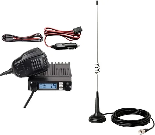 Vista 8 de Cobra 19 MINI AM/FM Radio CB Recreacional - Modo Dual AM/FM, 40 Canales, Esenciales de Viaje, Temporizador de Tiempo Libre, VOX, Auto Squelch, Auto