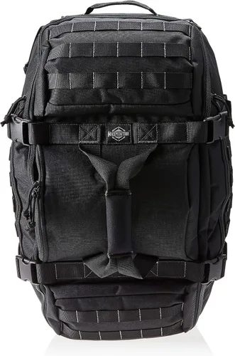 Vista 6 de Maxpedition Doppelduffel bolsa de aventura. Negro