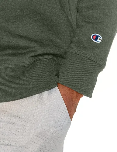 Vista 22 de Champion Sudadera de forro polar de peso medio con cuello redondo para hombre (regular o grande y alto)