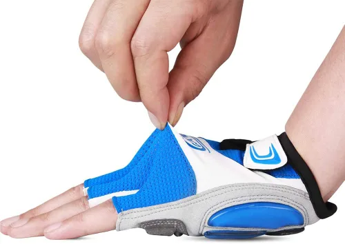 Vista 8 de CXWXC Guantes de ciclismo para hombres y mujeres Guantes de gel transpirable para bicicleta de montaña Guantes de bicicleta antideslizantes