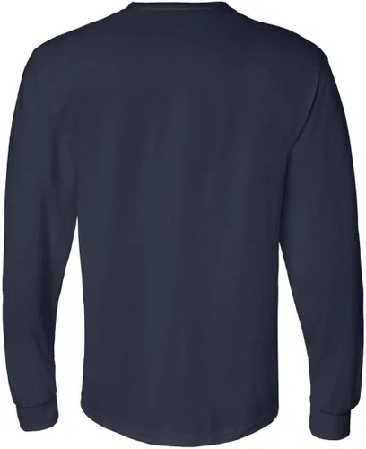 Vista 3 de Gildan - Camiseta DryBlend de manga larga para adultos, estilo G8400, paquete de 2