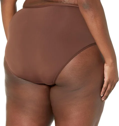 Vista 6 de Tienda Essentials Ropa interior de tiro medio para mujer, paquete de 6