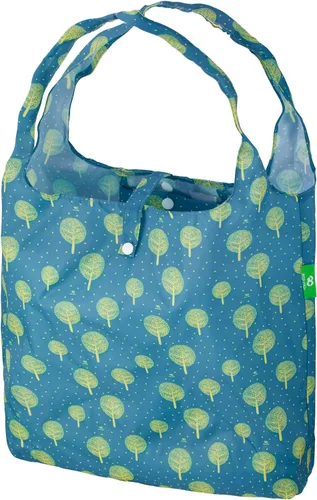 Vista 29 de ECO CHIC Bolsas plegables reutilizables para comestibles, bolsa de compras ligera, reciclada y reutilizable, bolsa plegable impermeable Gafas Gatos