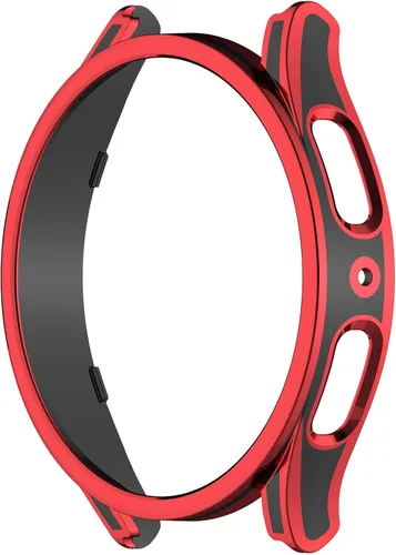 Vista 7 de MOTONG Funda protectora de PC con protector de pantalla de vidrio templado compatible con Samsung Galaxy Watch 5/4 de 1.575 pulgadas