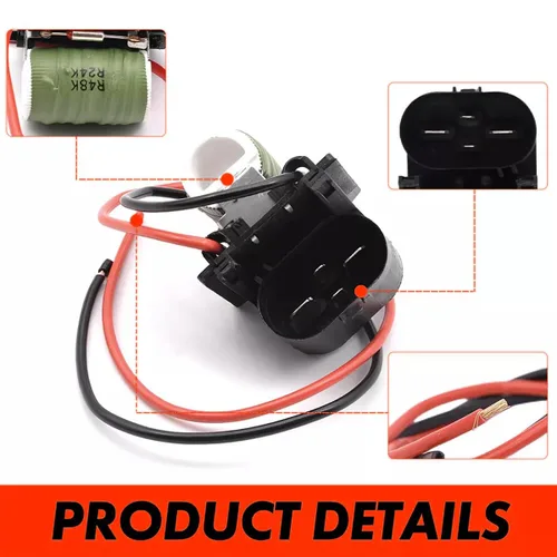 Vista 7 de Nueva resistencia de relé del motor del ventilador del radiador para Chevrolet Cruze Sonic Opel 620-658, 13360890, 13427161, 13427160, 13289627
