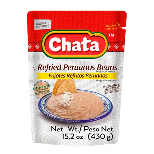Vista 20 de Chata Frijoles negros tradicionales mexicanos refritos, 15.2, paquete de 1