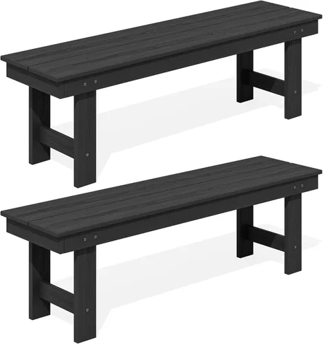 Vista 20 de SERWALL 2-Person Backless Outdoor Bench 56 Inches, Aruba
