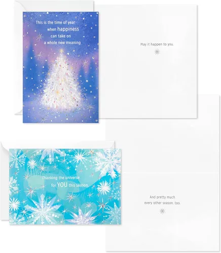 Vista 5 de Hallmark - Surtido de tarjetas festivas en caja, temporada de luz y amor (6 diseños, 36 tarjetas con sobres)