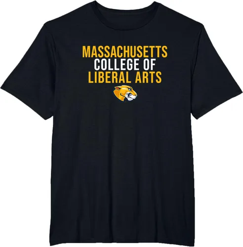 Vista 15 de Mass Liberal Arts MCLA Trailblazers - Camiseta apilada, Negro