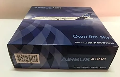 Vista 8 de JC Wings Airbus Industrie Posee El Sky A380 F-WWDD 1/400 Diecast Avión Modelo Avión