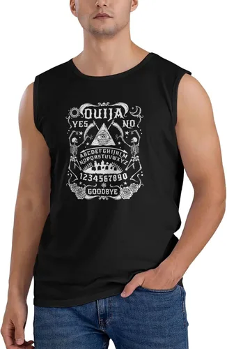 Vista 2 de Game Ouija Board Pattern Tank Tops Hombre Muscle T-Shirt Camiseta sin mangas Muscle Tee