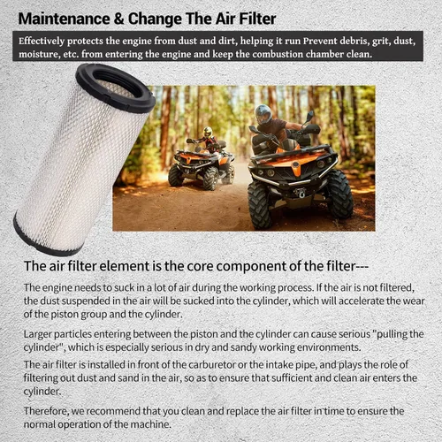 Vista 8 de 715900422 Filtro de aire para Can-Am Maverick X3 Max XDS XRS Turbo R RR Maverick Sport 1000 900 R 2017-2021 Limpiador de entrada de aire