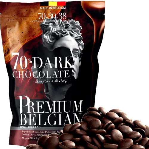 Vista 12 de Chocolates derretidos italianos premium 5 libras Solo 5 ingredientes naturales Libre de transgénicos y gluten Choco compuesto Milk DeLuxe