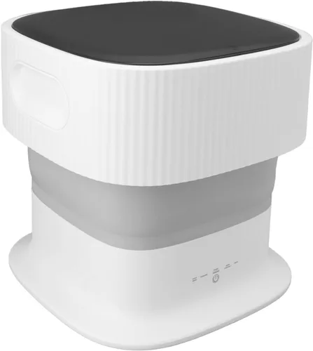 Vista 5 de Mini lavadora portátil plegable de ahorro de energía 3 modos para ropa infantil pequeños artículos 100-240V (enchufe de EE. UU.)