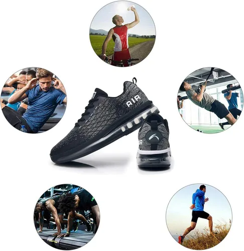 Vista 7 de Azooken Calzado deportivo para hombre, tenis transpirable y ligero
