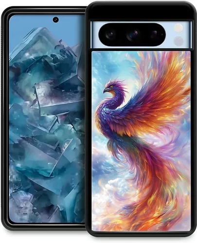 Vista 298 de Compatible con Google Pixel 4A 5G Mobile Case Creative Acrylic Back Panel Silicona Edge Case Slim Protección Especialmente para Google Pixel 4A 5G
