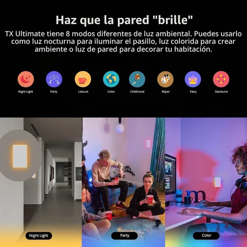 Vista 4 de SONOFF Interruptor de Luz Inteligente, WiFi 2.4GHz Interruptor Inteligente, Cable Neutro Requerido, Control de Voz con Alexa y Google Home, Botón