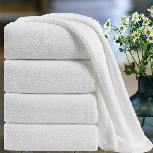 Vista 25 de Smuge Juego de toallas de baño texturizadas ultrasuaves de 8 piezas para baño, ducha, piscina, cocina, secado rápido, ligeras y altamente