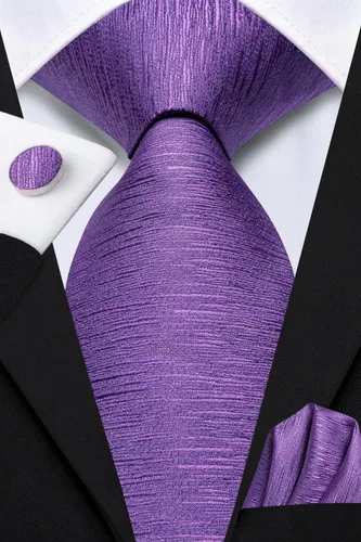 Vista 198 de Dubulle Corbata tejida de cachemira para hombre y gemelos de pañuelo para hombre, conjunto de gemelos para boda formal y negocios