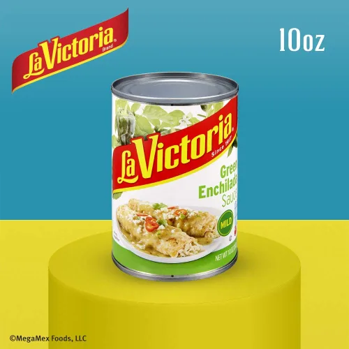 Vista 6 de La Victoria Salsa de enchilada verde, suave, latas de 10 onzas (paquete de 12)