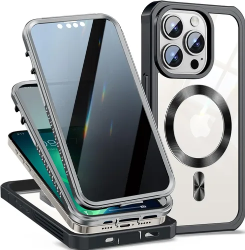 Vista 23 de [Bucle de CD + protector de pantalla de privacidad] Funda magnética para iPhone 7/8/SE 2020/SE3, [protección contra caídas de grado militar]