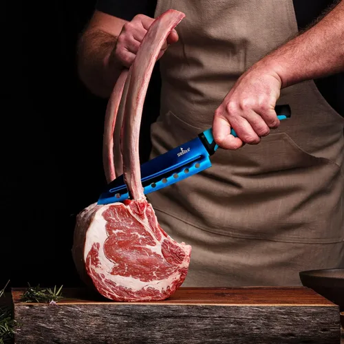 Vista 5 de SiliSlick Rainbow - Juego de cuchillos de cocina afilados de acero inoxidable con revestimiento de titanio, chef, pan, Santoku, pelar y utilidad
