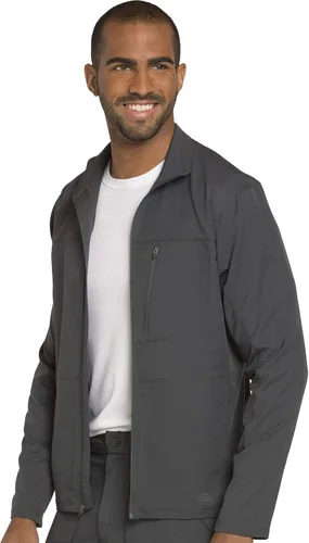Vista 6 de Dickies Dynamix Men Warm Up Scrubs Jacket Zip Front DK310