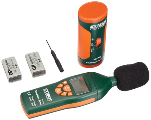 Vista 2 de Extech 407732-KIT Kit de medidor de nivel de sonido de rango bajo/alto