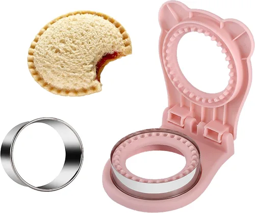 Vista 4 de Cortador y sellador de sándwiches, para hacer sándwiches sin corteza para niños, fácil para fiambrera escolar y caja Bento (azul)