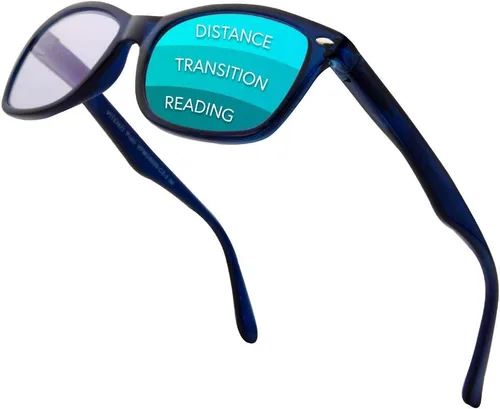 Vista 8 de Gafas de lectura progresivas para mujeres y hombres, multifocales para computadora con lentes de bloqueo de luz azul Prato