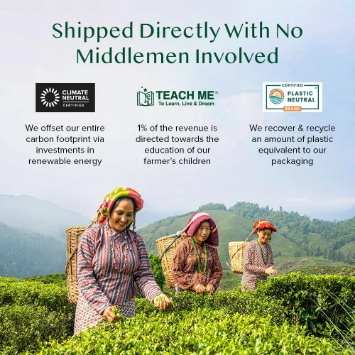 Vista 9 de VAHDAM, Té matcha japonés en polvo (50 tazas, 3.53 onzas) procedente de Japón Auténtico polvo de té verde matcha japonés Matcha culinaria