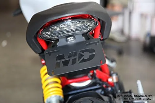 Vista 2 de Kit eliminador de guardabarros para Ducati Monster 797 797+ 2017-2020