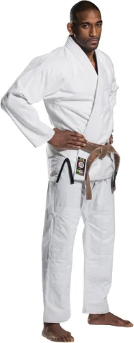 Vista 3 de Ronin Plain BJJ Gi - Uniforme profesional brasileño de Jiu Jitsu - 100% algodón preencogido más fino de 14.82 ozm