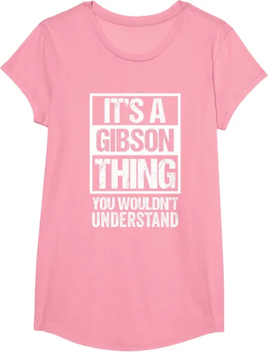 Vista 102 de It's A Gibson Thing You would Not Understand - Camiseta con nombre familiar, Negro, S
