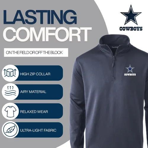 Vista 3 de Dunbrooke NFL mens All Star Tech Fleece 1/4 Zip