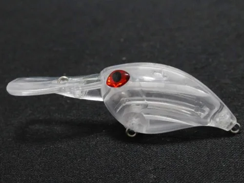 Vista 44 de 10 Señuelo en Blanco sin Pintar Minnow Crankbait de Agua Superior sin Labios Jerkbait Señuelos de Pesca