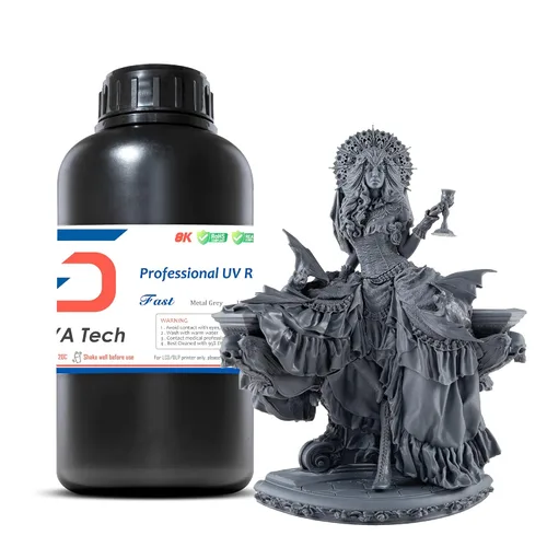 Vista 19 de Siraya Tech Resina de impresora 3D rápida similar a ABS de 405 nm, curado UV, no frágil, alta precisión, líquido de impresión 3D, resina de Cremoso