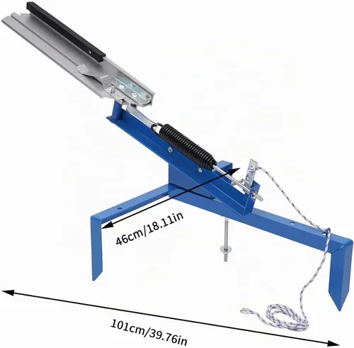 Vista 5 de Lanzador de palomas de arcilla ajustable en ángulo, máquina automática de lanzador de discos para práctica de tiro y entrenamiento