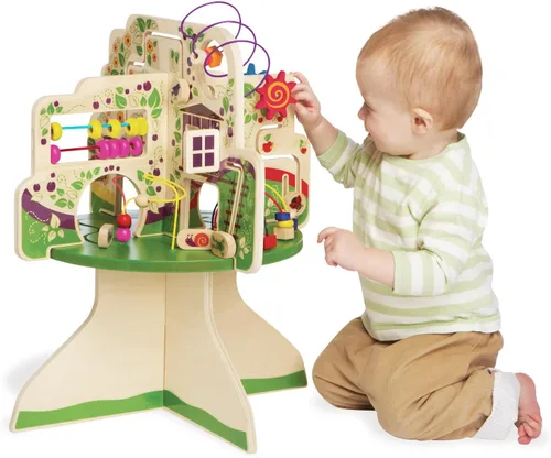 Vista 5 de Manhatan Toy, Libro de cuentos niño de madera/Centro de actividades de aventura, Multicolor